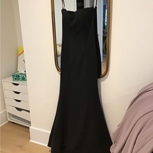 Black bridesmaid dress, prom dress